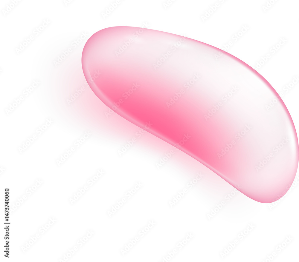 Pink water drop. 3d jelly serum and cosmetic transparent oil. Liquid gel and cream for skincare. Soap bubble of shampoo and shower gel. Pink water drop. 3d jelly serum and cosmetic transparent oil. Liquid gel and cream for skincare. Soap bubble of shampoo and shower gel.