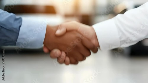 Building Trust Through Professional Collaboration Close Up of Handshake Symbolizing Successful Business Partnership and Teamwork in Negotiation