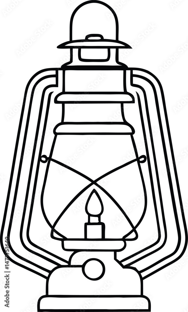 Oil Lamp Icon Oil Lamp Icon