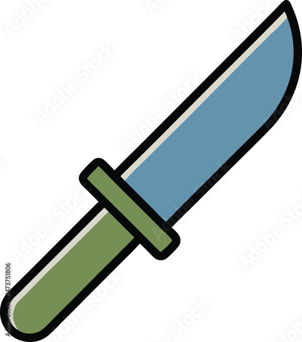 kitchen knife icon symbol vector illustration