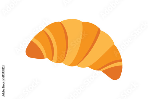 Free Sweet Croissant Design Vector for Print