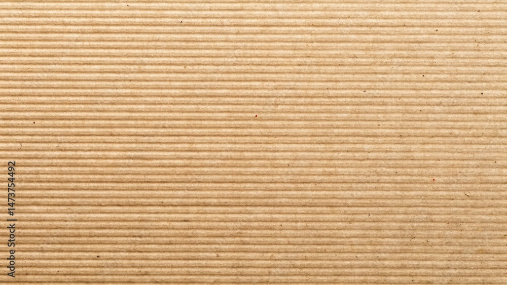 Close up detailed textured brown corrugated cardboard surface full frame background image Close up detailed textured brown corrugated cardboard surface full frame background image