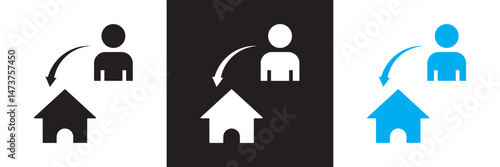 Inheritance icon.  Vector for websites, mobile interfaces, presentations, banner, visual branding etc. Vector illustration. isolated on white and black background. EPS 10