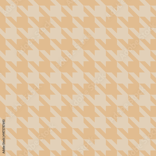Elegant beige and light beige houndstooth pattern.  Perfect for textile design, fashion, wallpaper, or website backgrounds. This classic yet modern design evokes sophistication and timeless style.