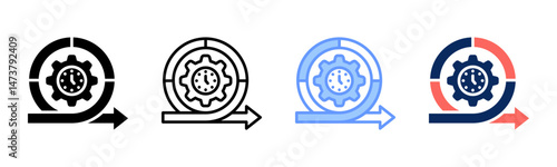 Agile icon sheet multiple style collection
