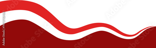 Indonesian flag frame border for agustusan, independence day, or national event