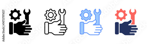 Repairing icon sheet multiple style collection