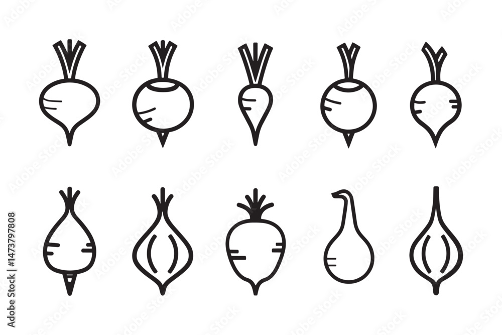 Rutabaga simple root vector drawing Rutabaga simple root vector drawing