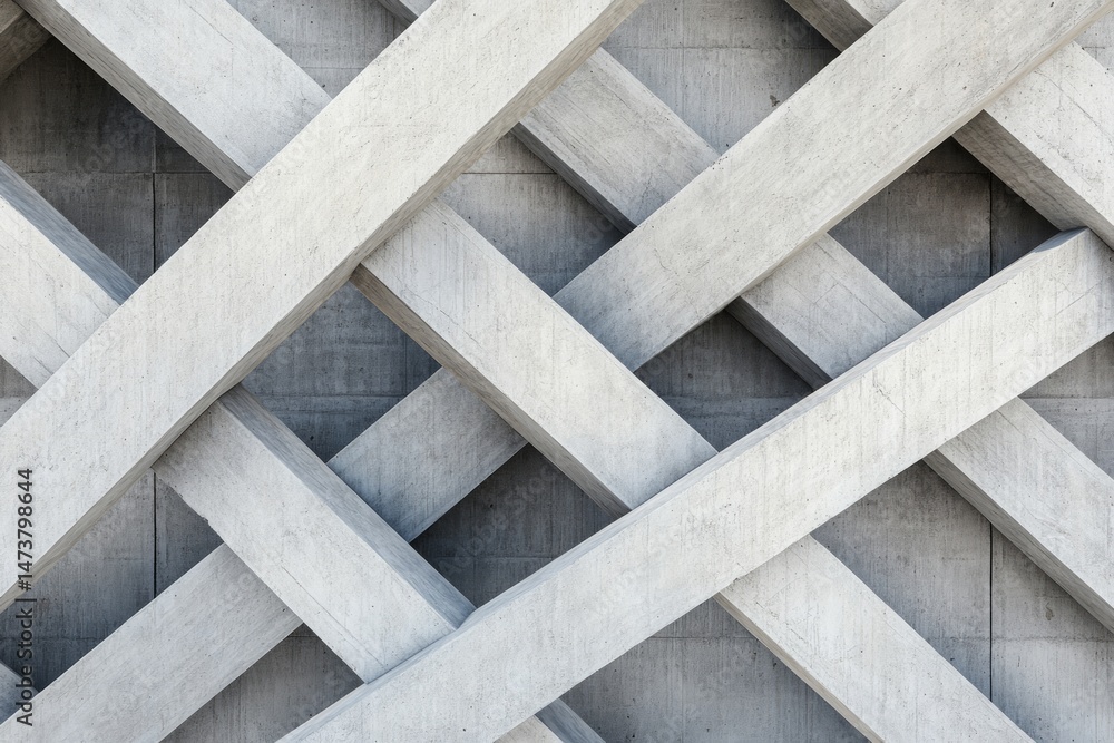 Fototapeta premium Abstract Grey Concrete Geometric Pattern Texture