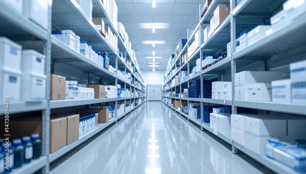 Endless Aisles of a Modern Warehouse: A Glimpse into Efficient Inventory Management Endless Aisles of a Modern Warehouse: A Glimpse into Efficient Inventory Management