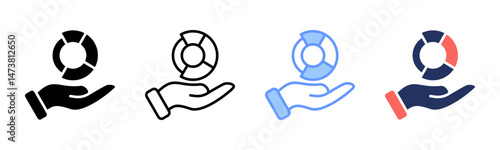 Quota icon sheet multiple style collection