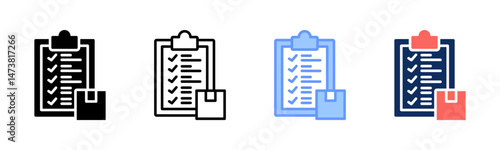 Inventory icon sheet multiple style collection