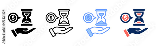 Scarcity icon sheet multiple style collection