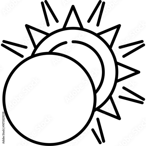 Solar Eclipse Icon