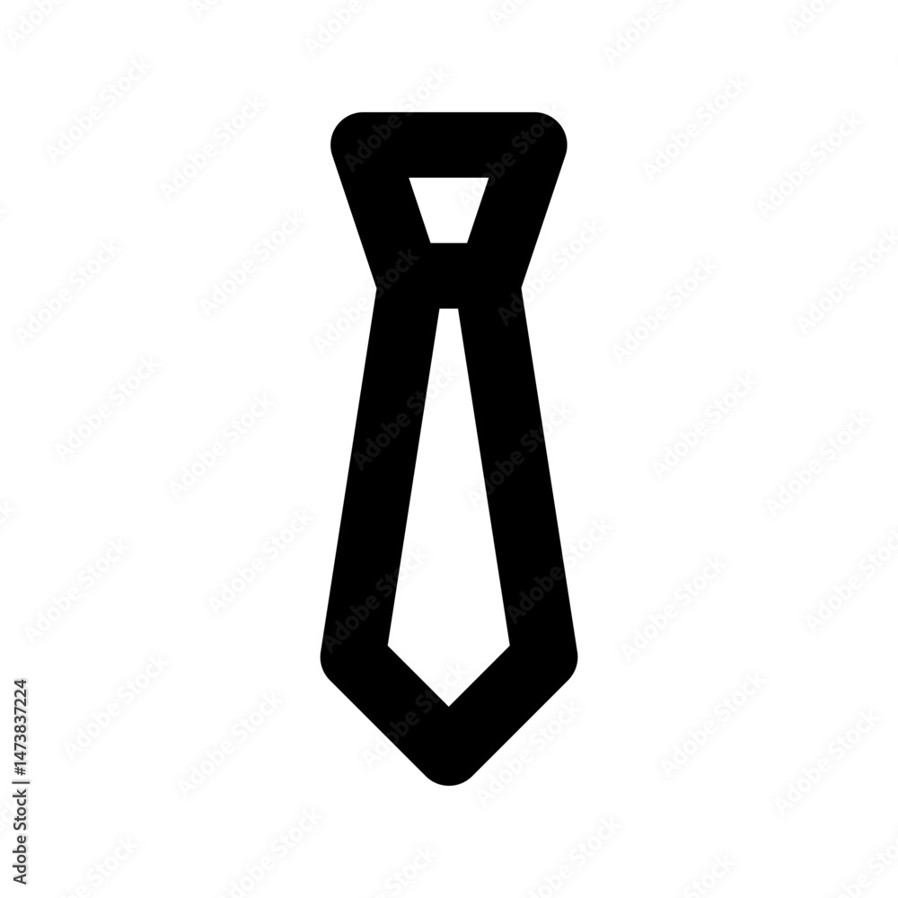 Tie icon. Necktie sign. vector illustration Tie icon. Necktie sign. vector illustration