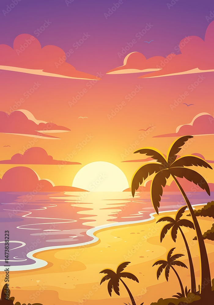 Obraz premium Sunset Serenade