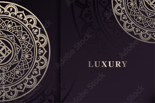 Creative luxury decorative mandala background	