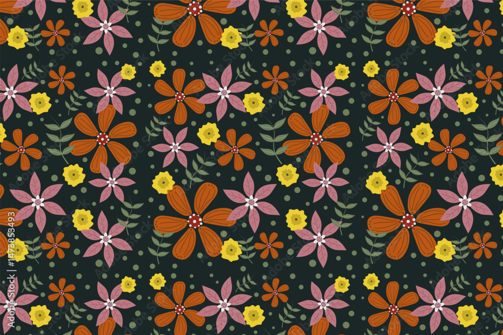 Fototapeta premium Flower pattern