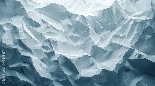 Realistic 4K abstract background with intricate folds and dramatic lighting, creating a modern art form with a side angle perspective in a three dimensional design.