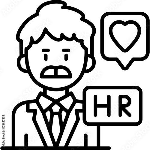 Hr Icon Vector Element