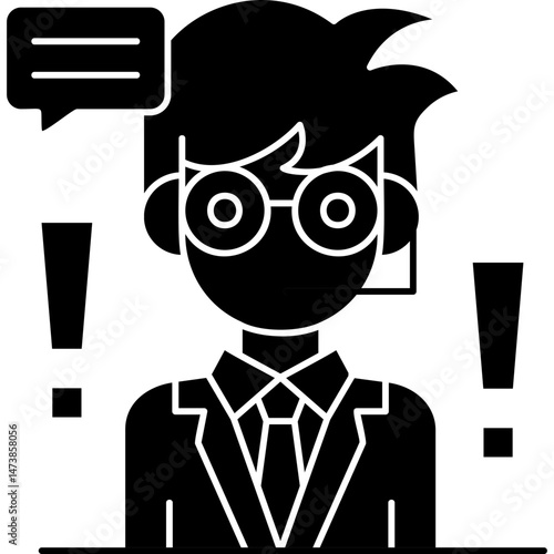 Complaint Icon Vector Element