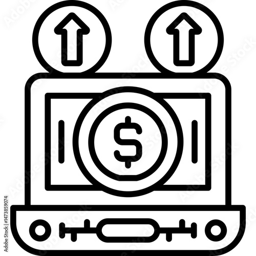 Investment Icon Vector Element