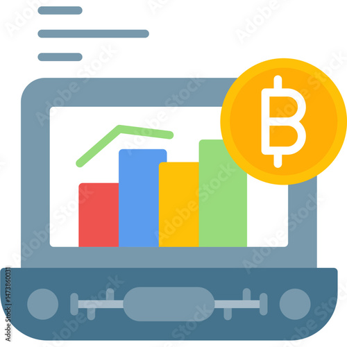 Cryptocurrency Icon Vector Element
