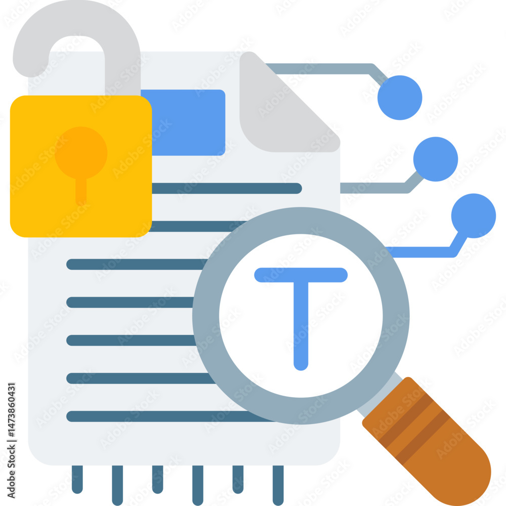 Obraz premium Privacy Icon Vector Element