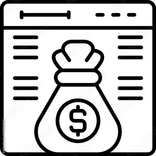 Profits Icon Vector Element