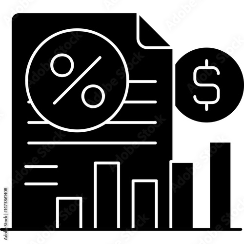 Chart Icon Vector Element
