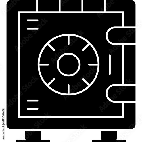 Safebox Icon Vector Element