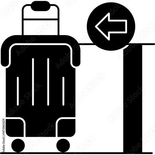 Check In Icon Vector Element