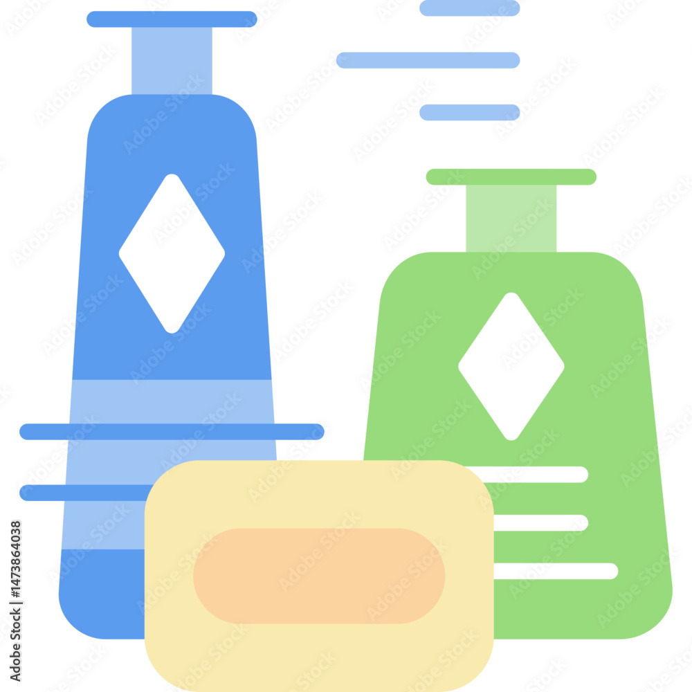 Fototapeta premium Toiletries Icon Vector Element