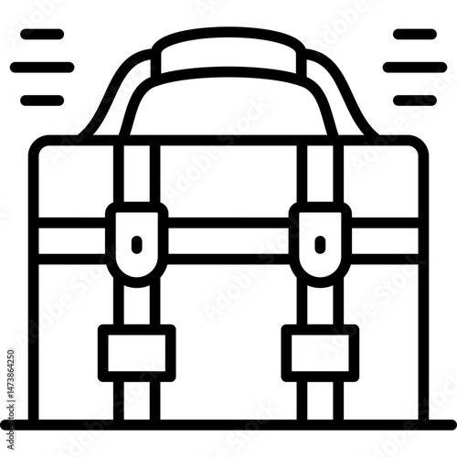 Briefcase Icon Vector Element