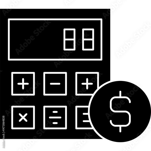 Calculator Icon Vector Element