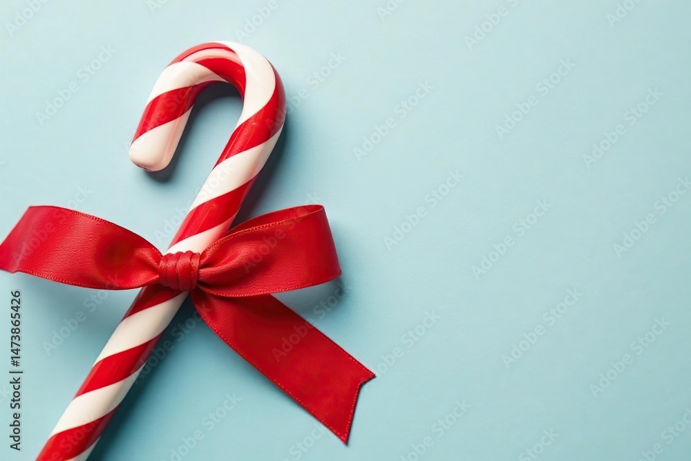 A red and white candy cane tied into a festive bow Perfect for holiday baking and crafting projects , tied, peppermint, sugary A red and white candy cane tied into a festive bow Perfect for holiday baking and crafting projects , tied, peppermint, sugary