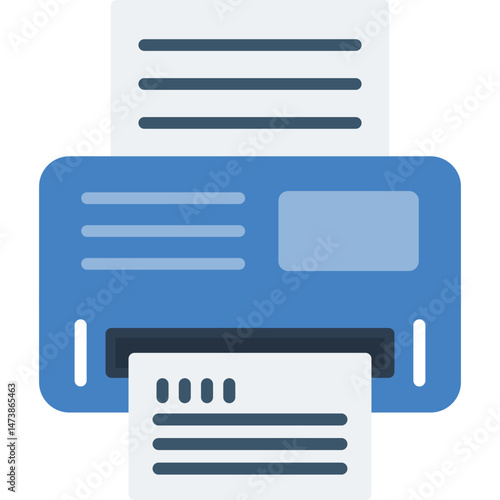 Fax Icon Vector Element
