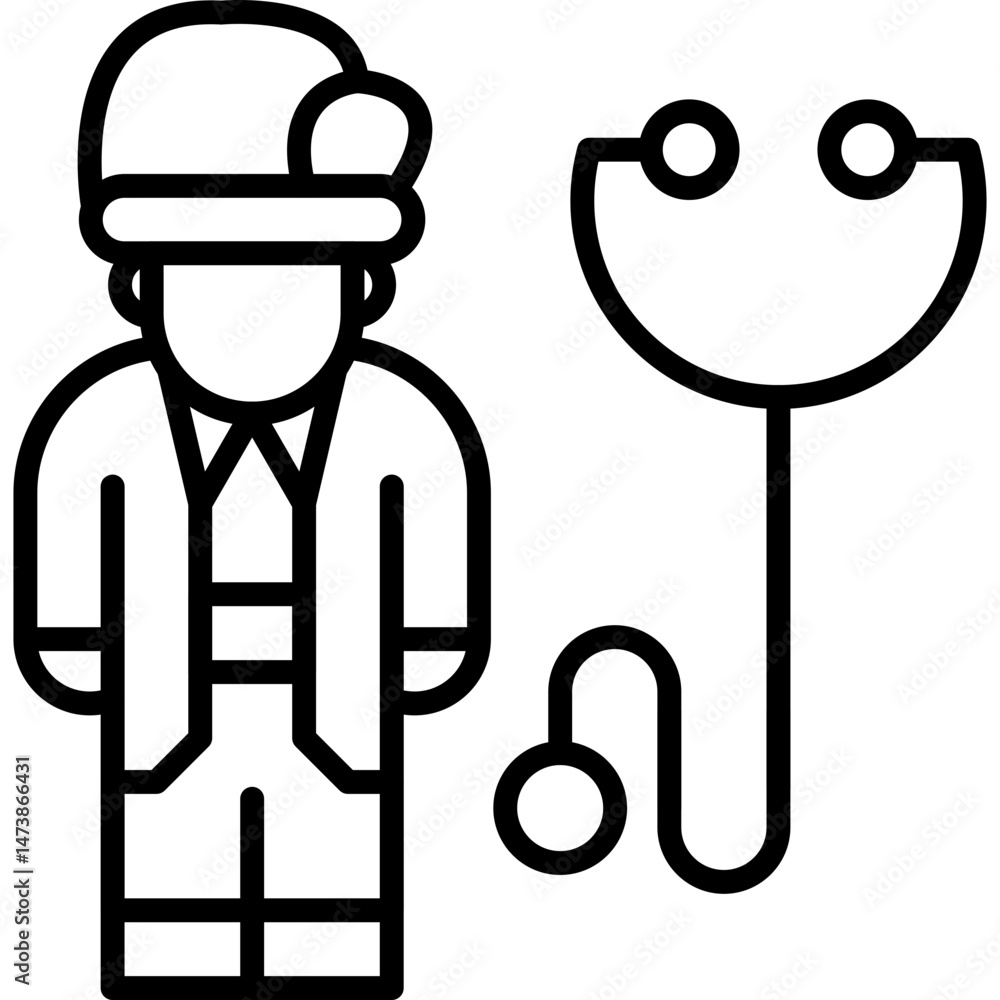 Doctor Icon Vector Element Doctor Icon Vector Element