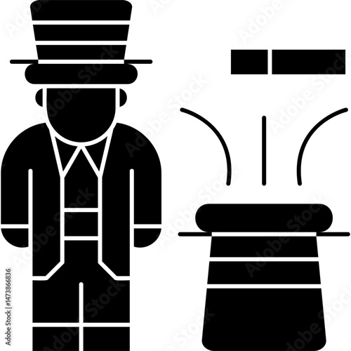Magician Icon Vector Element