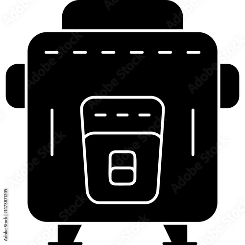 Rice Cooker Icon Vector Element