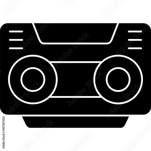 Video Tape Icon Vector Element