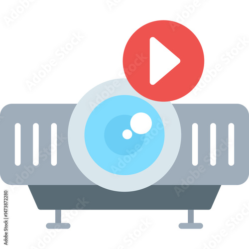 Projector Icon Vector Element