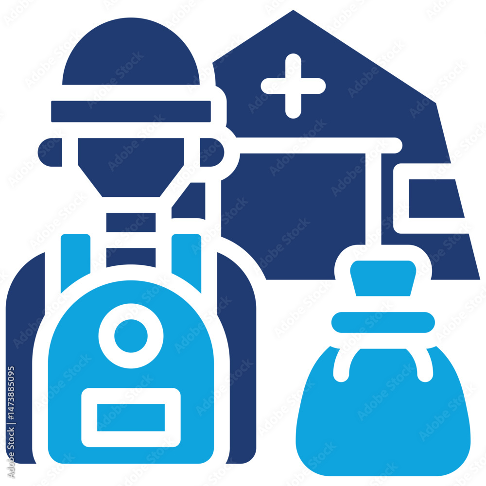 Obraz premium Refugee Program icon