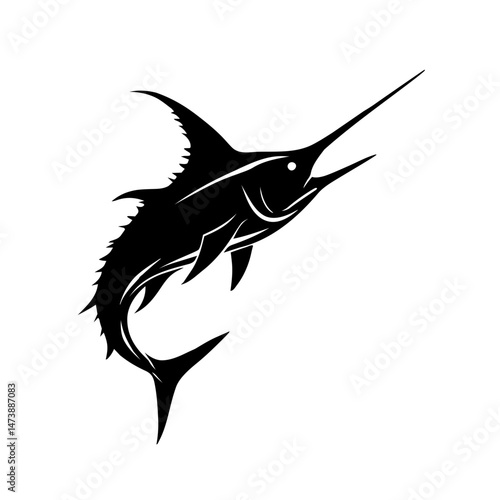 Illustration of marlin fish vector 