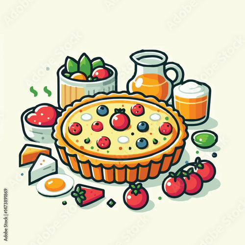 food, homemade, delicious, quiche, dinner, tasty, snack, breakfast, cheese, lunch, gourmet, meal, pie, fresh, tart, cuisine, pastry, cooking, traditional, french, dish, crust, vegetable, lorraine, hea