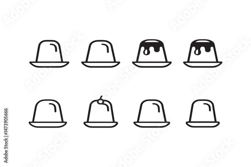 Clean Dessert Icon Sticky Pudding