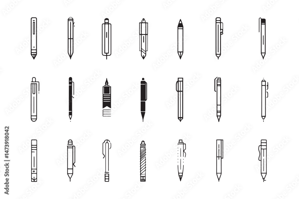 Stylus pen minimalist icon design Stylus pen minimalist icon design