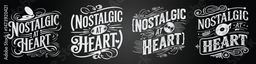 Old School Blackboard Chalk Lettering for Posters