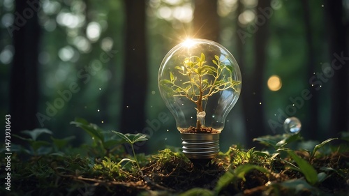 A striking conceptual illustration of a glow