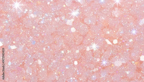 Delicate pink glitter texture